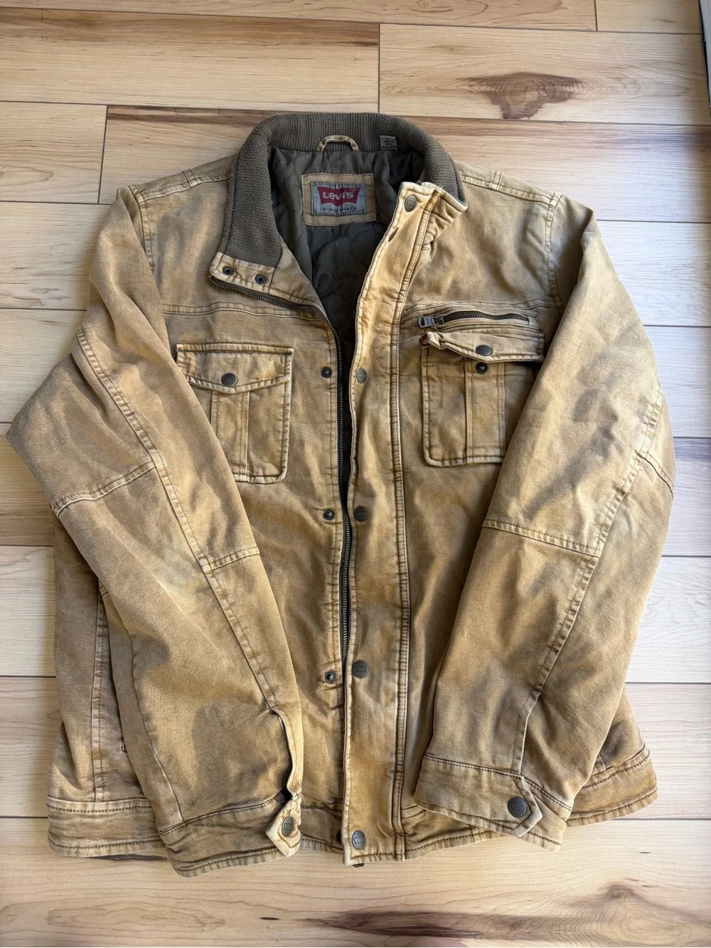 Levi’s Brown and Tan Work Jacket Size Large